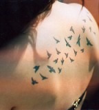 Dove Tattoos Flock Of Birds 