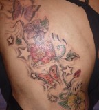 Butterfly Flowers And Stars Photos From Slik Rik Inkaholik Tattoos
