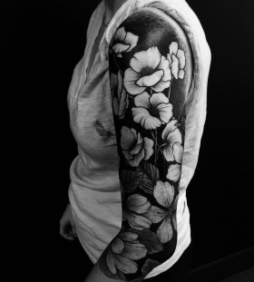 flowery-full-sleeve-tattoo-by-caspermugridge