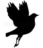 Inspired Vector Illustration Of Flying Birds Silhouette Tattoo 