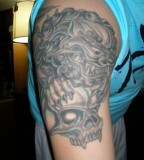 Half Sleeve Foo Dog Tattoo Tattoos And Tattoo Designs