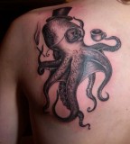 Awesome Octopus Tattoo Design for Men