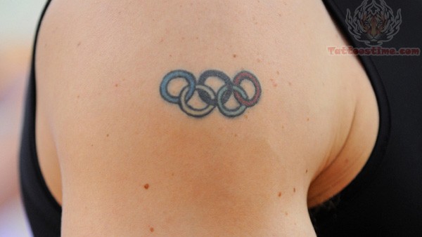 Olympic Rings Small Tattoo For Men