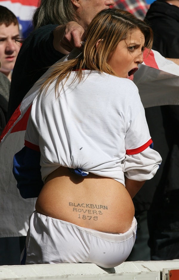 Funny Tattoo Design for Lower Back Women