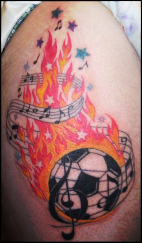 Football Tattoo Designs For Football Lovers