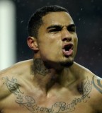 Kevin prince Boateng Chest Tattoo Design Soccer Ac Milan