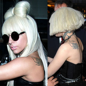 Upper Back Lady Gaga’s Tattoo
