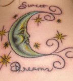 Sweet Dreams Tattoo Design For Girls
