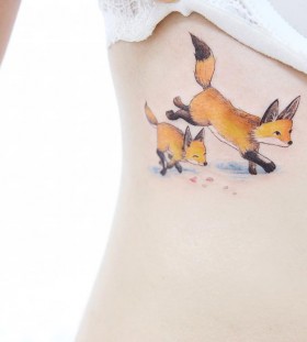 foxes-tattoo-by-tattooist_banul