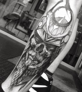 fredao_oliveira-kabuto-skull-tattoo
