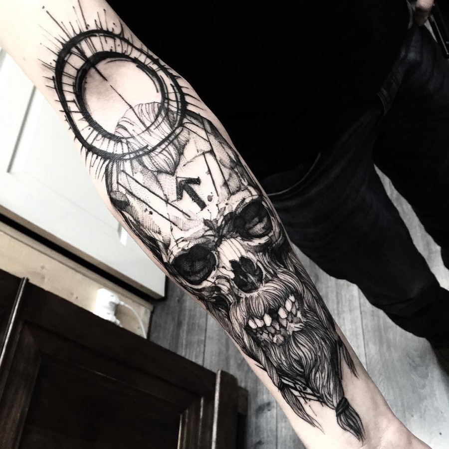 fredao_oliveira-viking-skull-tattoo