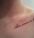 French Word Quotes Tattoo Designs