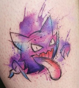 funny Haunter Pokemon tattoo