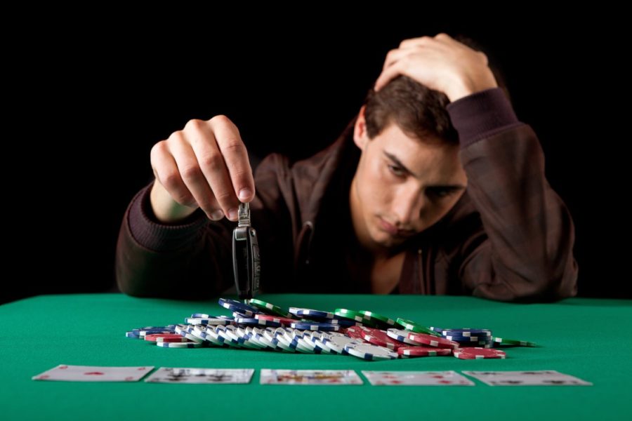 addicted to gambling