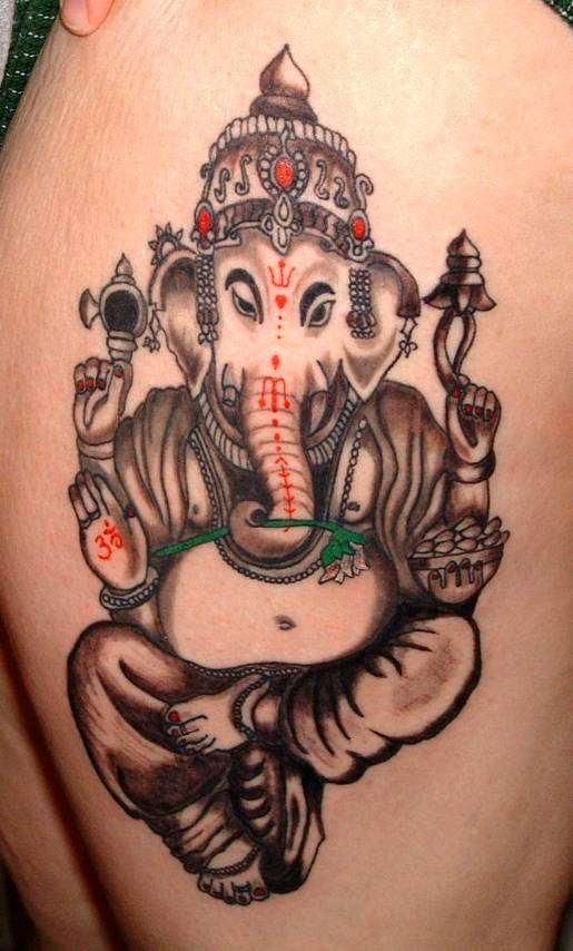 Awesome Ganesh Tattoo
