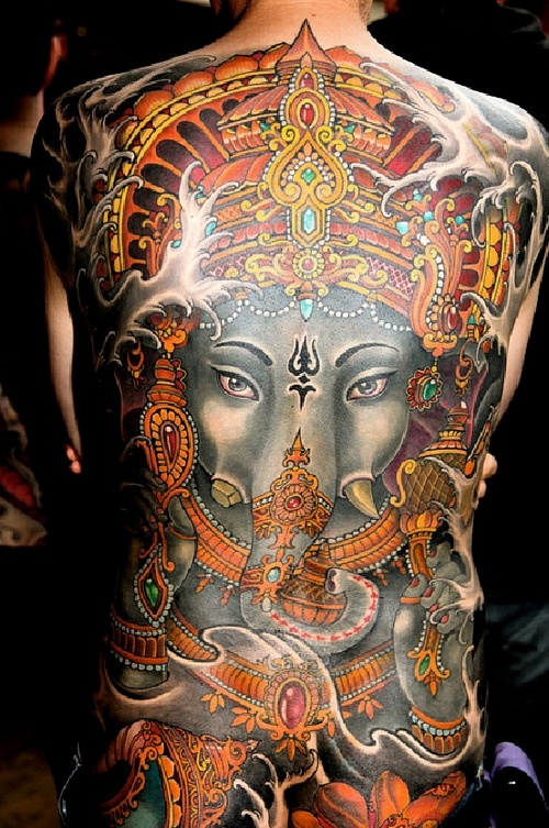 Tattoos Of The God Ganesh Create A Skin Religion Tattoo Articles