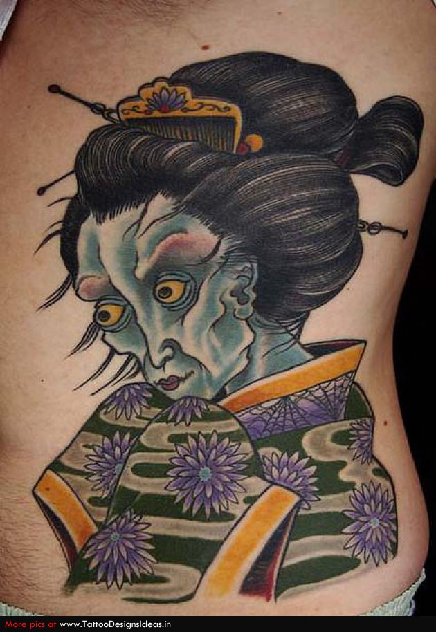 Tatto Design Of Geisha Tattoos Tattoodesignsideas