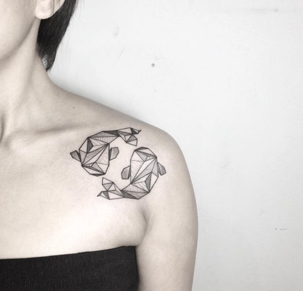 geometric-shark-shoulder-tattoo