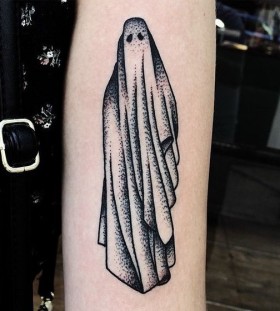 ghost-halloween-tattoo-by-mike-adams