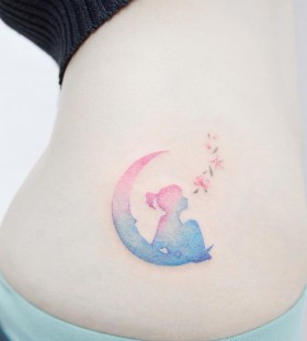 girl-sitting-on-the-moon-tattoo-by-tattooist_banul