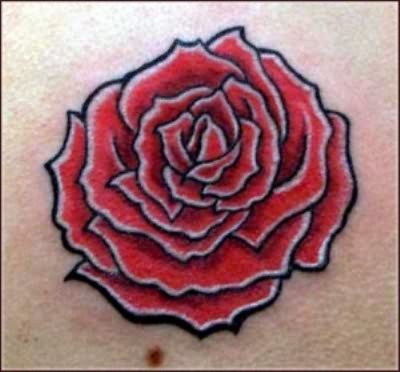 Girly Rose Tattoo