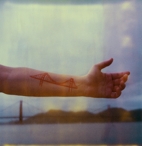 Amazing SF Golden Gate Bridge Images Tattoo