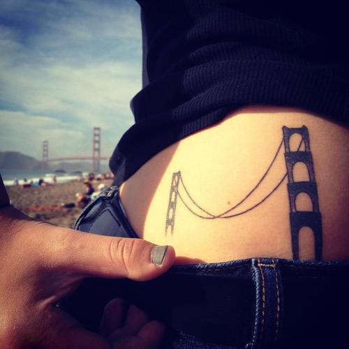 SF Golden Gate Bridge Tattoo Inspiration