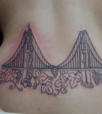Outline Of The Golden Gate Bridge Image Tattoos