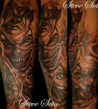Clowns Tattoo Design by Steve Soto Tattoo
