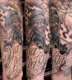 Stylish Tattoo Design for Arm from Goodfellasta