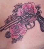 Classic Ink Tattoo - Gun And Roses Tattoo Ideas