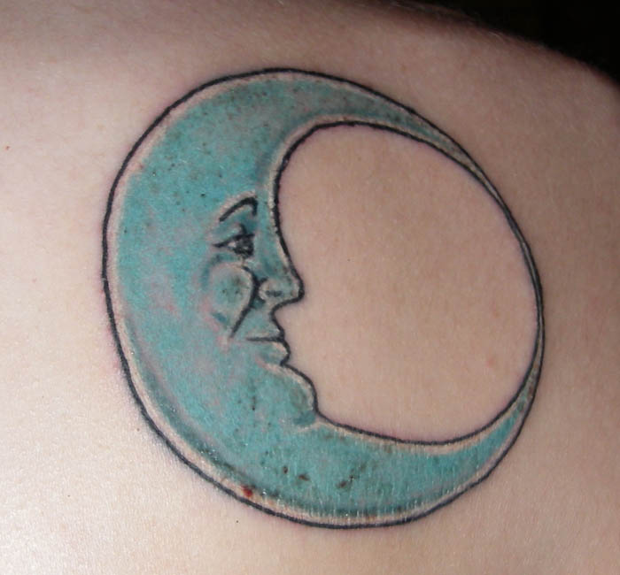 Good Half Moon Tattoo Ink Style From Katrina Huff