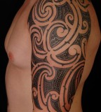 Exotic Half Sleeve Tattoo for Cool Man