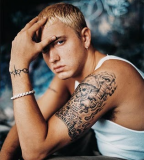 Eminem Half Sleeve Tattoo Designs for Men