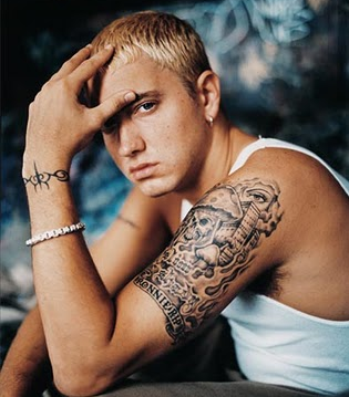 Eminem Half Sleeve Tattoo Designs for Men
