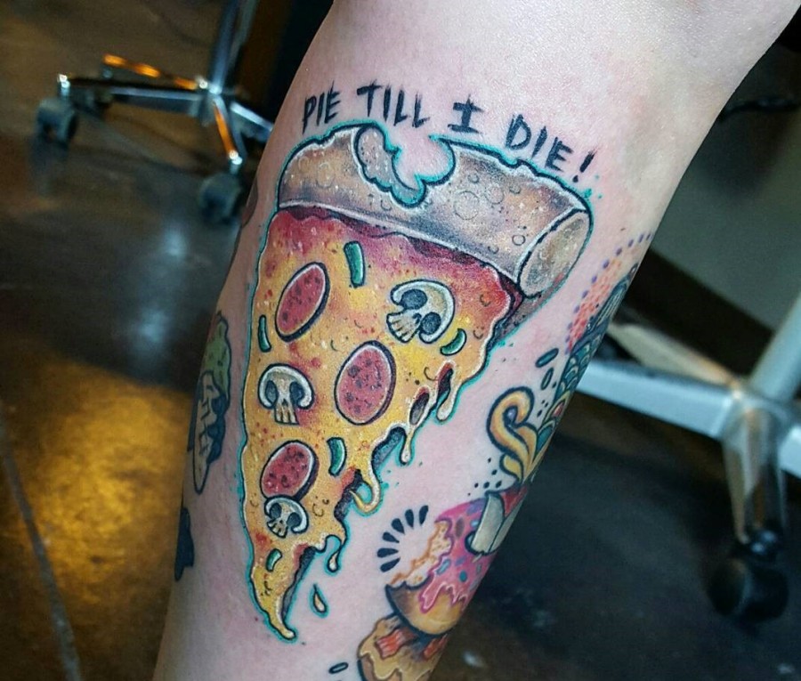 halloween-pizza-tattoo-by-angela-bailey