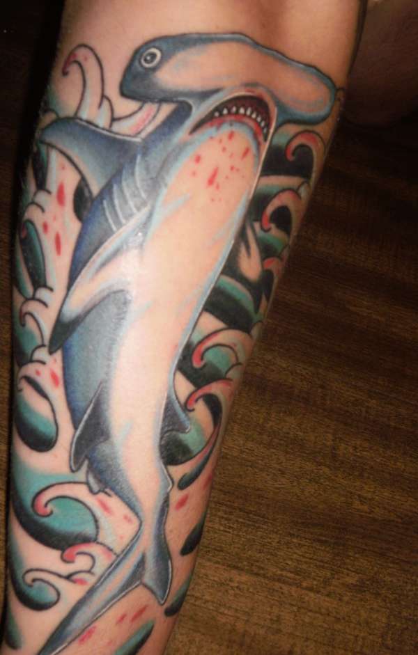 Stylish Hammerhead Shark Tattoo Design Ideas