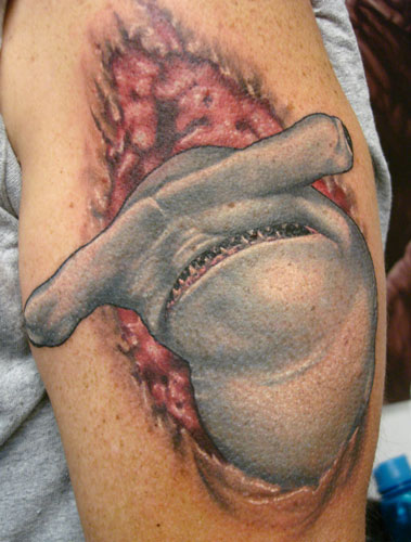 Hammerhead Shark Tattoo Design Inspiration