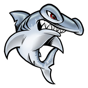 Creative Cute Hammerhead Shark Tattoo Image