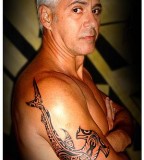 Polynesian Hammerhead Shark Arm Tattoo For Men