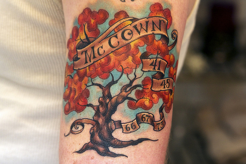 Stunning Family Tree Tattoo Art By Hannah Aitchison