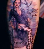 Awesome Hannah Aitchison Pin Up Tattoo Photos