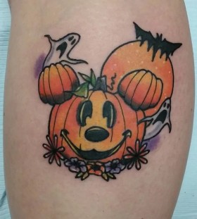 happy-pumpkin-halloween-tattoo