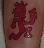 Red Amp Black Hatchet Man  Tattoo Picture