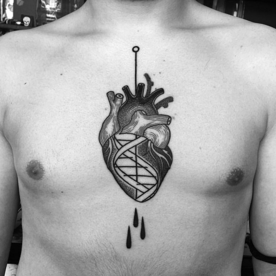 heart-chest-tattoo-by-achillemoline