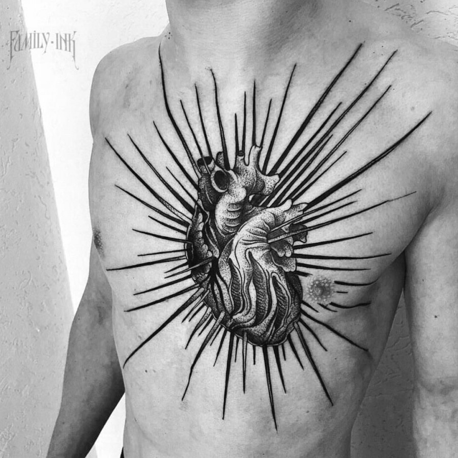 heart-chest-tattoo-by-iliyde