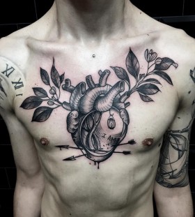 heart-chest-tattoo-by-misssita