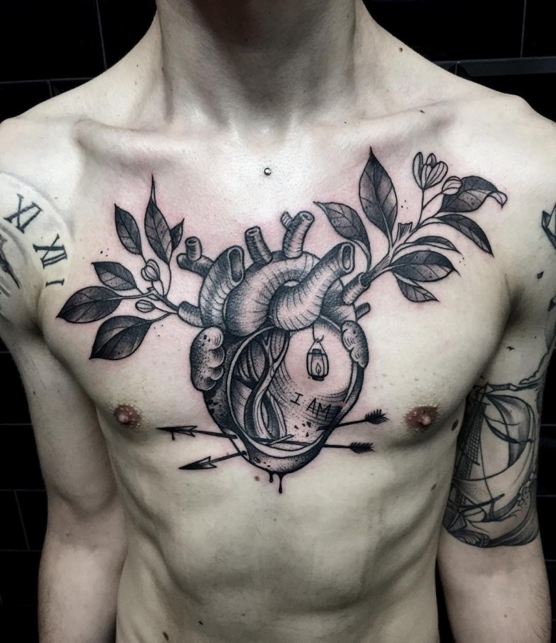 heart-chest-tattoo-by-misssita