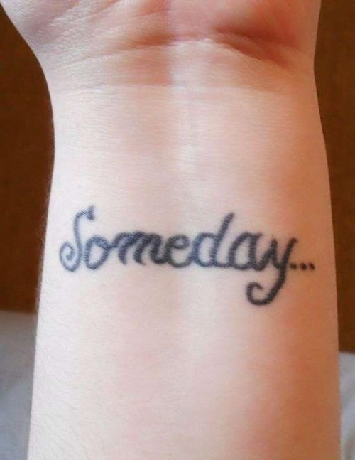 Small Cute Someday  Wrist Tattoos For Girls Sizzling Concepts