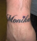 Wrist Tattoo Monika